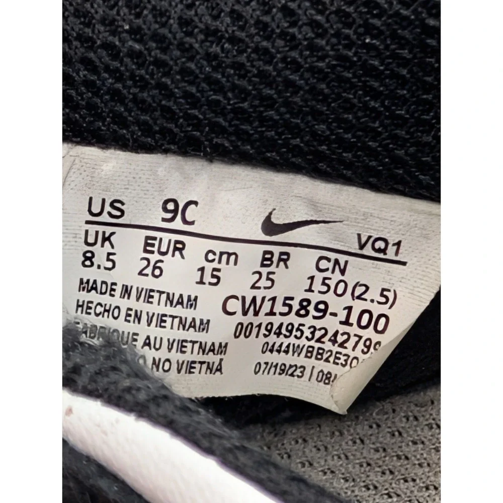 Nike Dunk Low Panda Toddler Shoes Size 9C Black White Kids Sneakers